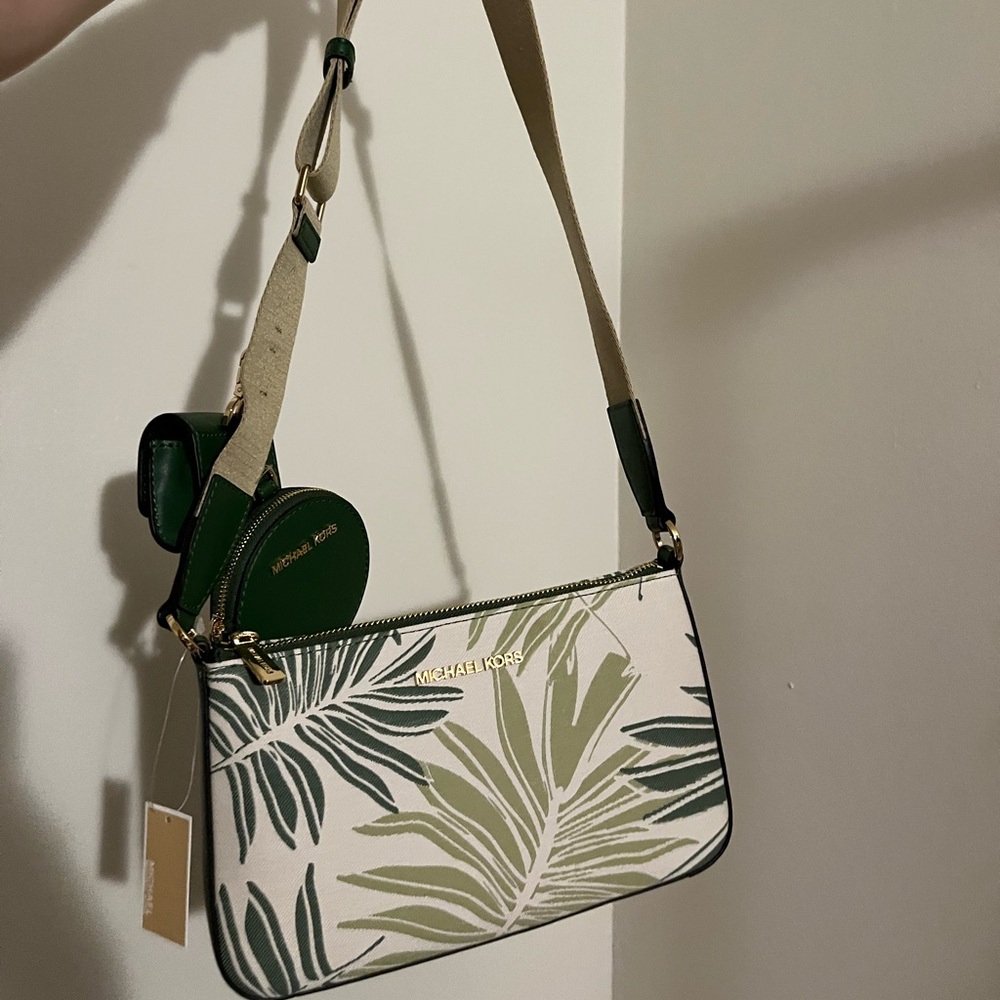 Poppy Green Michael Kors Purse